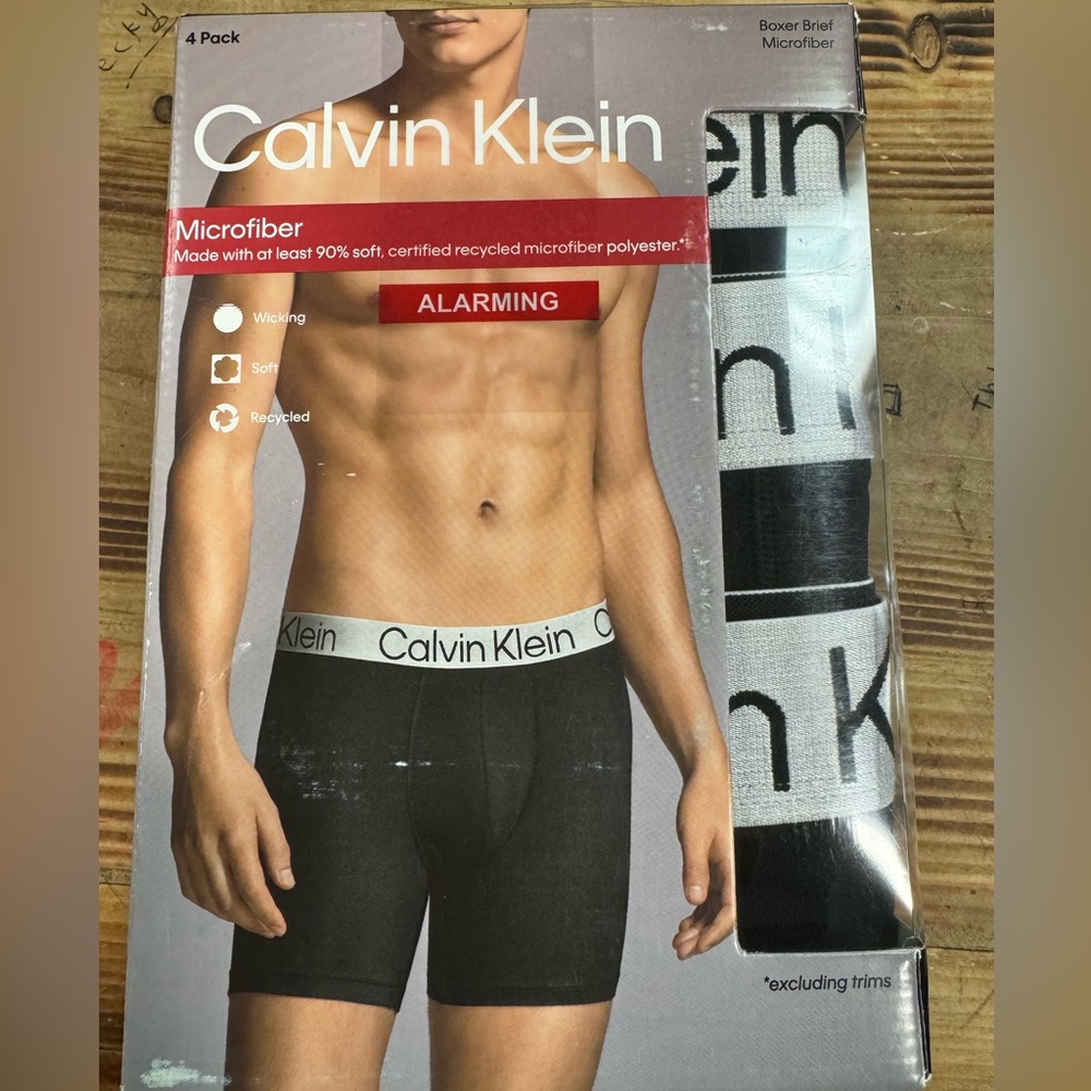 Calvin Klein Boxer Brief Microfiber 4 pack size S